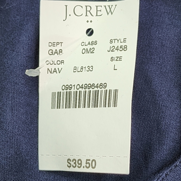 J. Crew Women's Navy Bow Tank Top - L - Picture 7 of 8